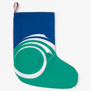 Kerstmouwen met vlag van Ottawa Kleine Kerstsok
