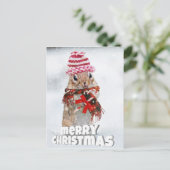 kerstmug briefkaart (Staand voorkant)