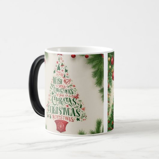 Kerstmug - Christmas Mug Magische Mok (Voorkant links)
