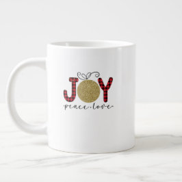 Kerstmug – Glitter Kerst Cocoa & Koffiekop Grote Koffiekop