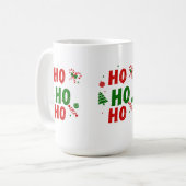 Kerstmug Ho Ho Ho Koffiemok (Voorkant links)