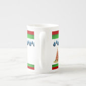 Kerstmug, Kerstboom Porselein Kop (Achterkant)