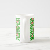 Kerstmug, Kerstkaars Porselein Kop (Achterkant)