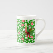 Kerstmug, Kerstkaars Porselein Kop (Rechts)