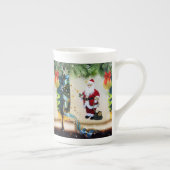 Kerstmug, Kerstman Porselein Kop (Rechts)