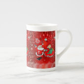Kerstmug, Kerstman Porselein Kop (Rechts)