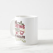 Kerstmug Kijk kerstfilms Koffiemok (Voorkant links)