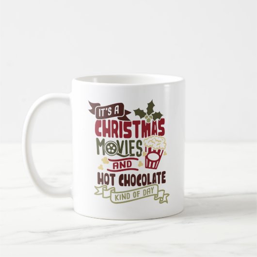 Kerstmug Kijk kerstfilms Koffiemok (Links)