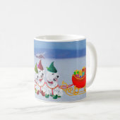 kerstmug koffiemok (Voorkant rechts)