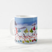 kerstmug koffiemok (Voorkant links)