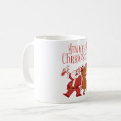 Kerstmug Koffiemok (Voorkant links)
