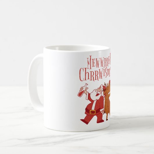 Kerstmug Koffiemok (Voorkant links)