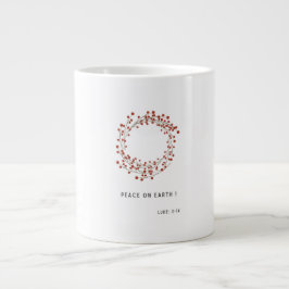 Kerstmug met Bijbelvers Lukas 2:14 Grote Koffiekop