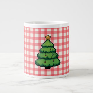 Kerstmug met een gezellige sfeer grote koffiekop