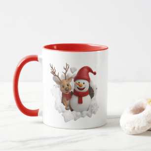 Kerstmug met een gezellige sfeer mok