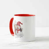 Kerstmug met een gezellige sfeer mok (Voorkant links)