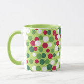 Kerstmug met feestelijke decoratie mok (Links)