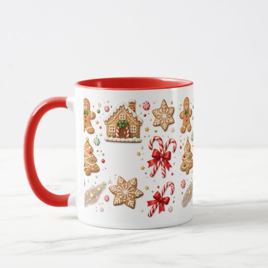 Kerstmug met gemberkoek mok (Links)