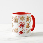 Kerstmug met gemberkoek mok (Voorkant rechts)