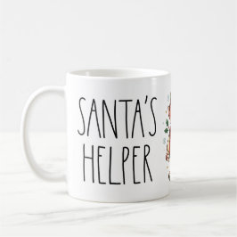 Kerstmug met Kerstmannetje Helper Koffiemok