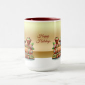 Kerstmug met peperkoek trein mok (Midden)