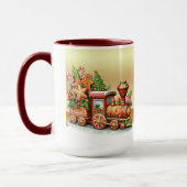 Kerstmug met peperkoek trein mok (Links)