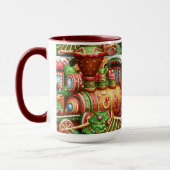 Kerstmug met peperkoek trein mok (Links)