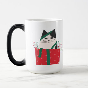 Kerstmug met poezen – Festieve en grappige mok