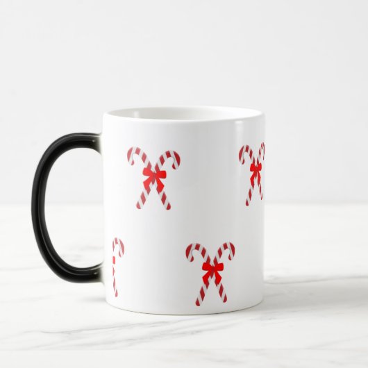 Kerstmug met Suikerstok Magische Mok (Links)