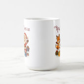 Kerstmug met vos en Kerstman Koffiemok (Center)