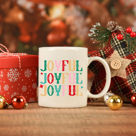Kerstmug met vrolijke kerstboodschap koffiemok