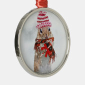 kerstmug metalen ornament (Rechts)