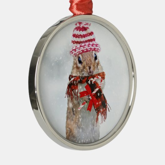 kerstmug metalen ornament (Rechts)