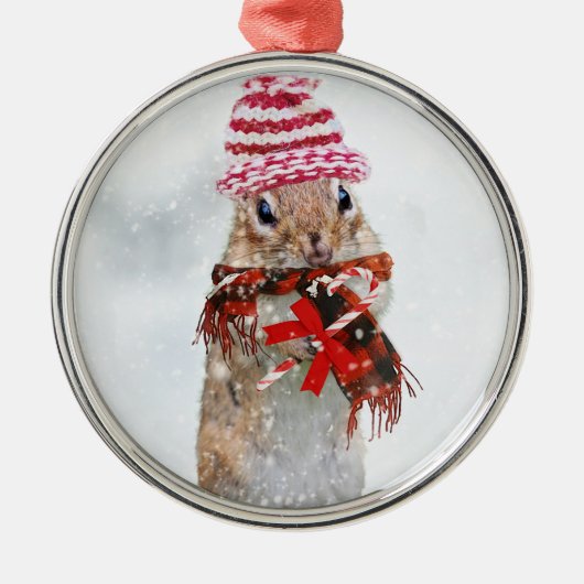 kerstmug metalen ornament (Voorkant)