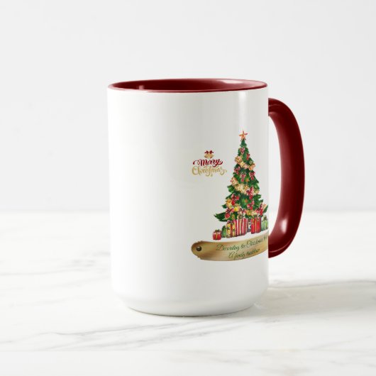 Kerstmug Mok (Voorkant rechts)