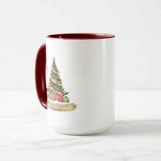 Kerstmug Mok (Voorkant links)