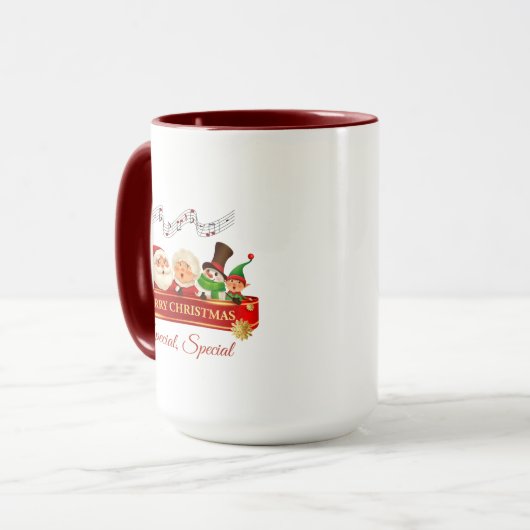 Kerstmug Mok (Voorkant links)