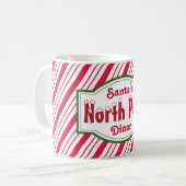 Kerstmug Noordpool Koffiemok (Voorkant links)