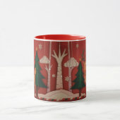 Kerstmug reekalf mok (Midden)