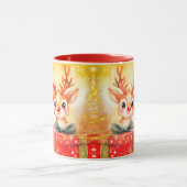 Kerstmug reekalf mok (Midden)