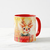 Kerstmug reekalf mok (Voorkant rechts)