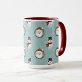 Kerstmug Sinterklaas en Frosty Mok (Voorkant rechts)