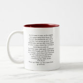 Kerstmug Tweekleurige Koffiemok (Links)