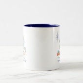 Kerstmug Tweekleurige Koffiemok (Center)