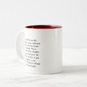 Kerstmug Tweekleurige Koffiemok (Voorkant links)