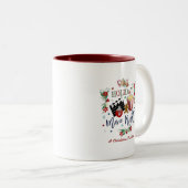 Kerstmug Tweekleurige Koffiemok (Voorkant rechts)