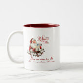 Kerstmug Tweekleurige Koffiemok (Links)