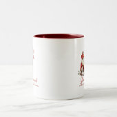 Kerstmug Tweekleurige Koffiemok (Center)