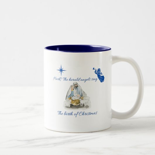 Kerstmug Tweekleurige Koffiemok (Rechts)