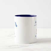 Kerstmug Tweekleurige Koffiemok (Center)